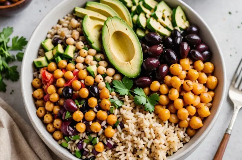 Vibrant Mediterranean Rice Bowl