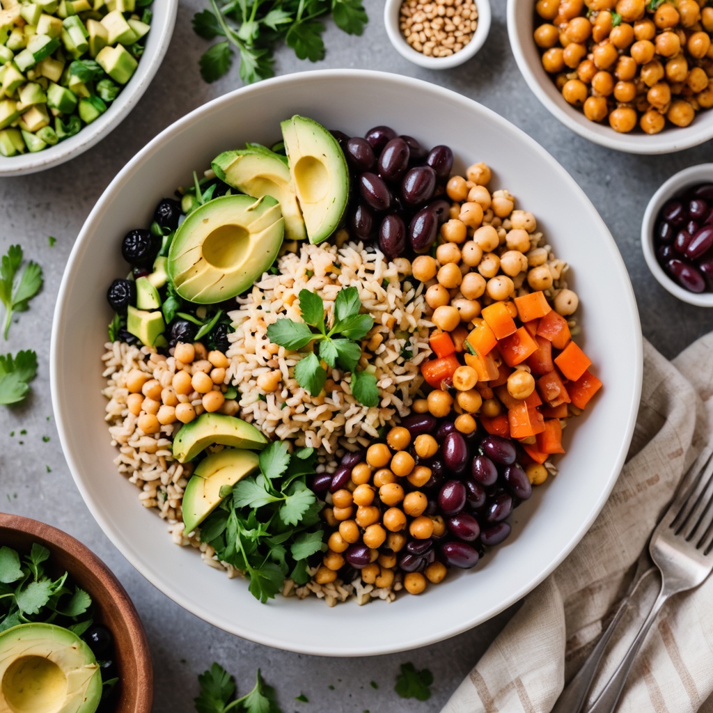 Vibrant Mediterranean Rice Bowl