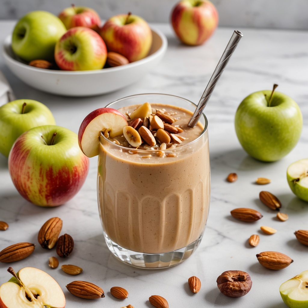 Healthy Vegan Salted Caramel Apple Smoothie Recipe | Skin, Hair & Immune Boosting