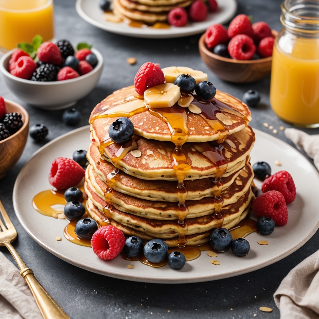 Fluffy Gluten-Free Almond Berry Pancakes – A Delicious Boost for Your Skin, Hair, and Lifestyle!