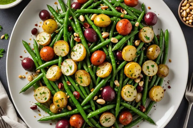 Fresh Green Beans & Baby Potatoes with Pesto