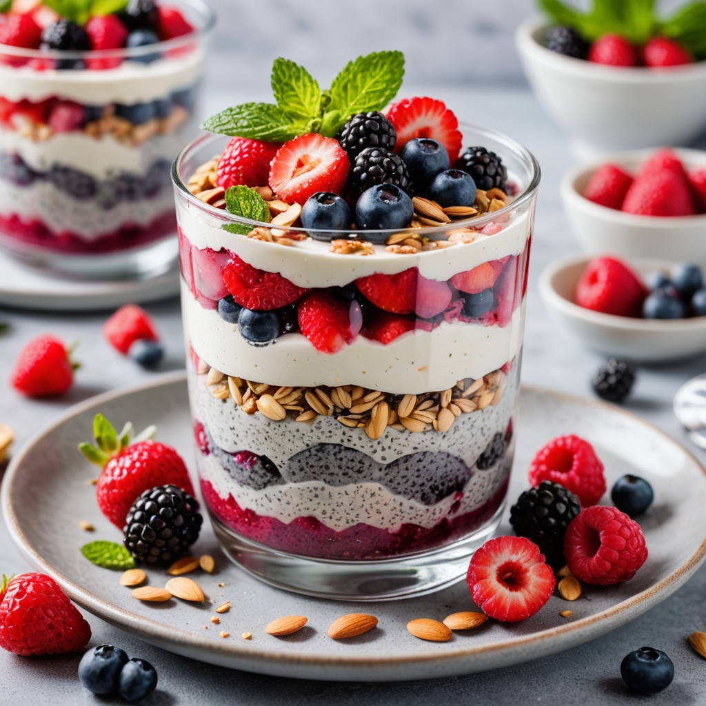 Radiant Berry Chia Parfait