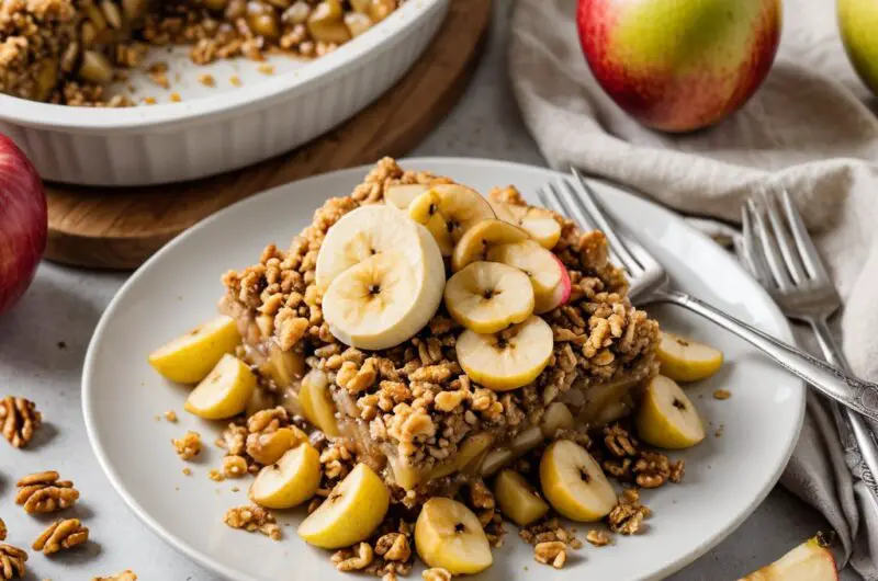 Radiant Vegan Apple-Banana Crumble