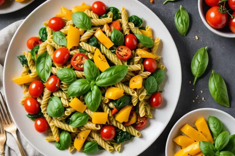 Vibrant Veggie Pesto Pasta