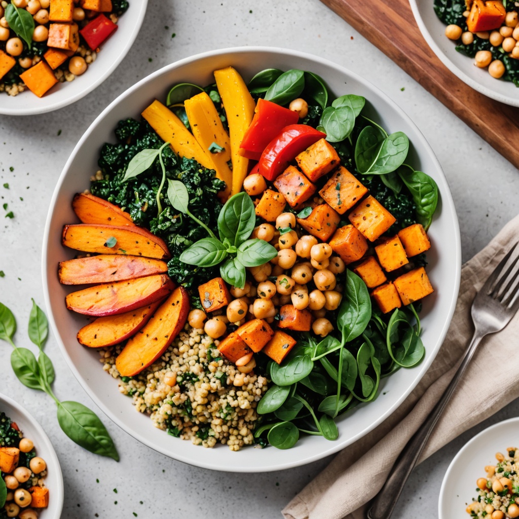 Zesty Quinoa and Roasted Vegetable Bowl