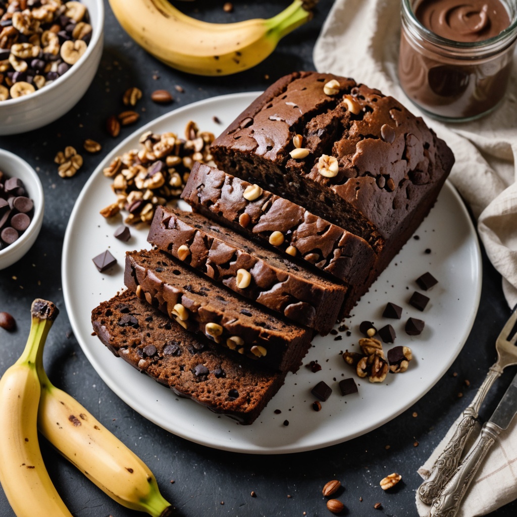 Decadent Vegan Gluten-Free Chocolate Banana Bread