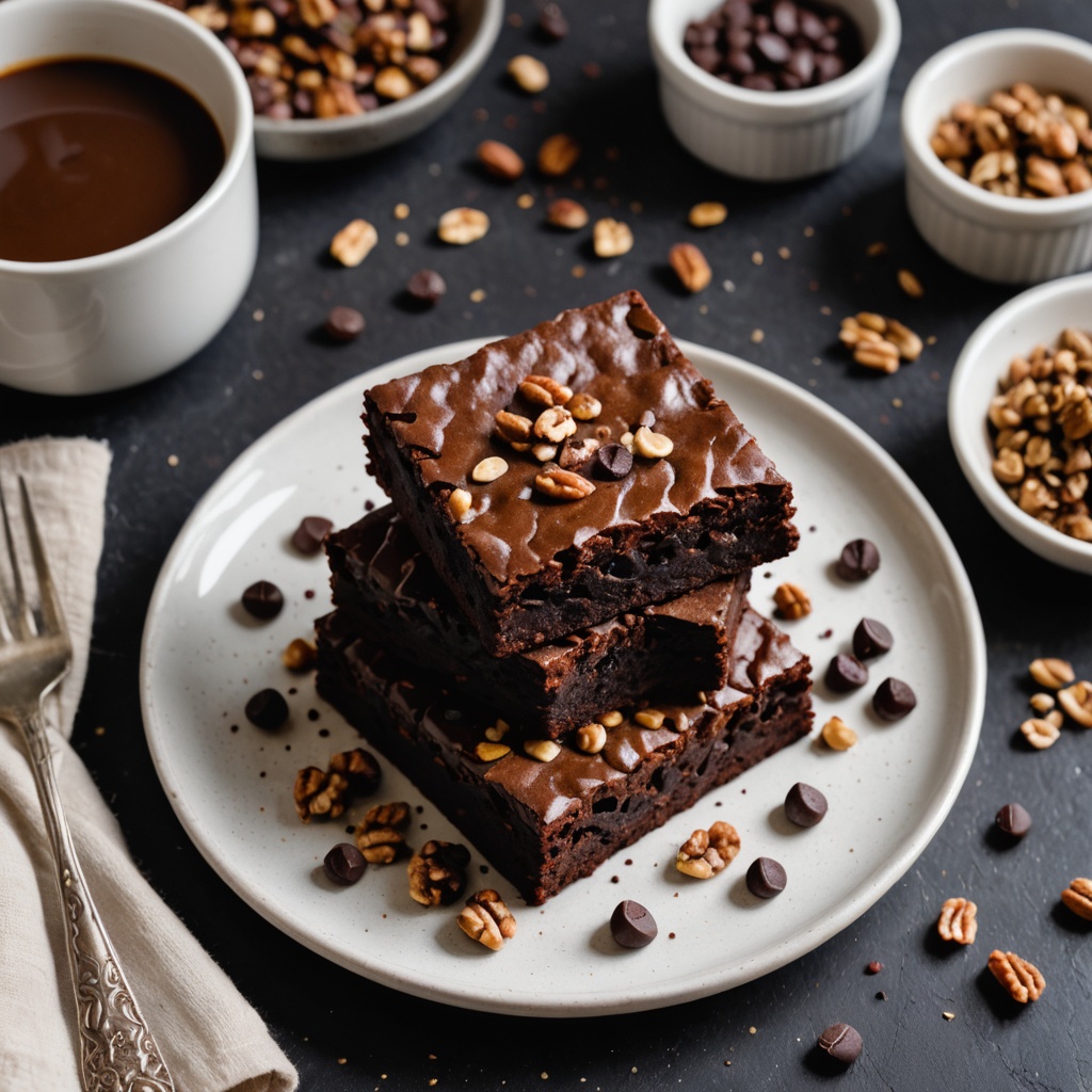 Healthy Vegan Black Bean Brownies: Fudgy, Gluten-Free, High-Protein Dessert