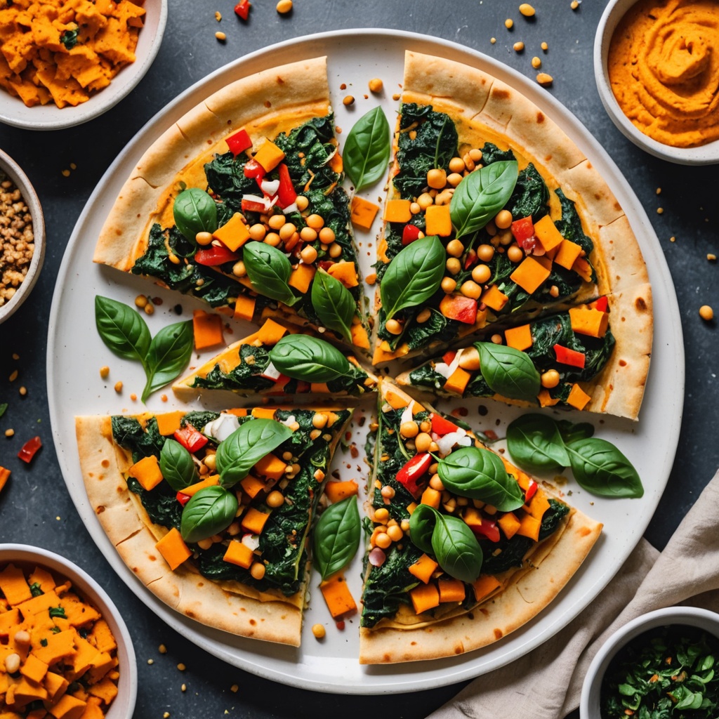 Vegan Gluten-Free Stuffed Flatbread – A Wholesome Delight