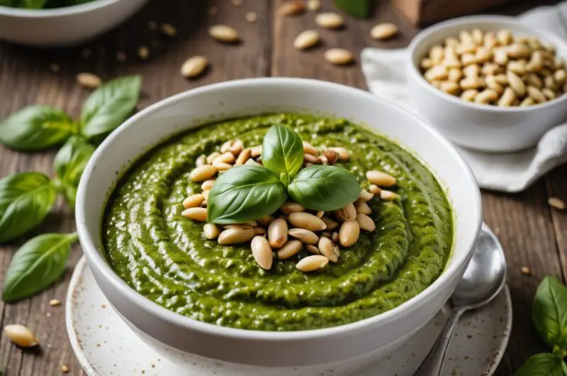 Vegan Basil Pesto Sauce