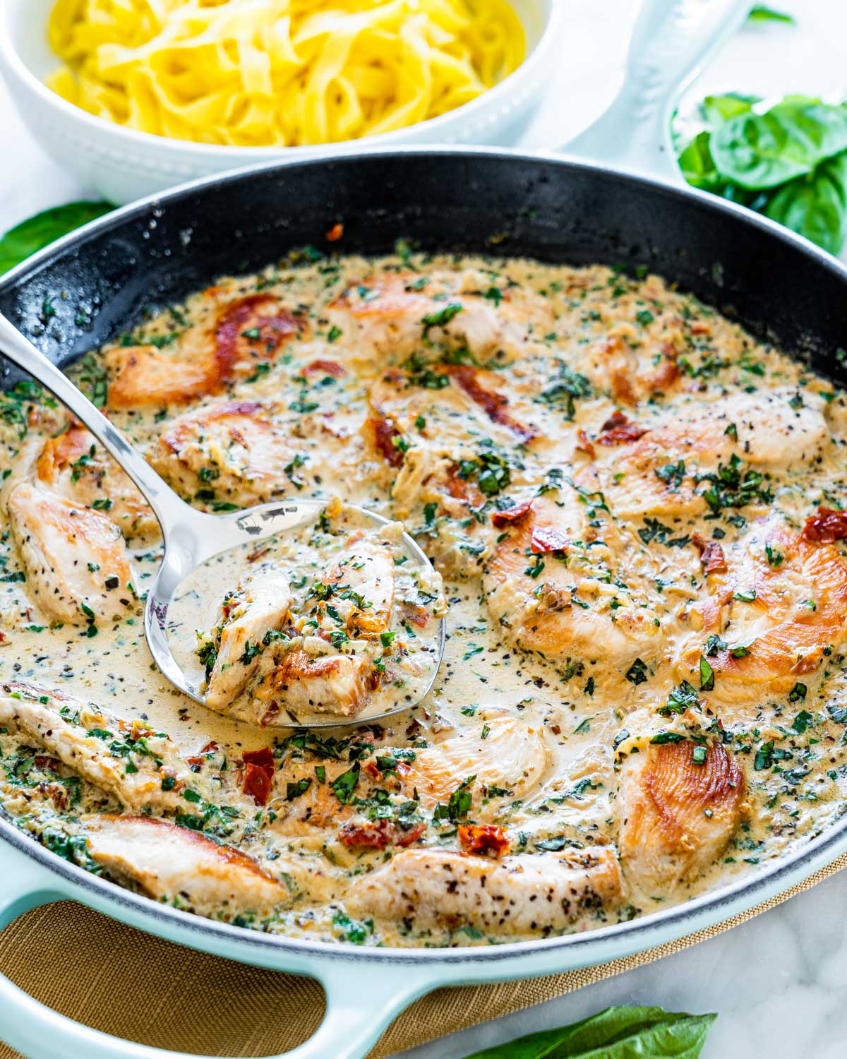 One-Pot Creamy Tuscan Chicken