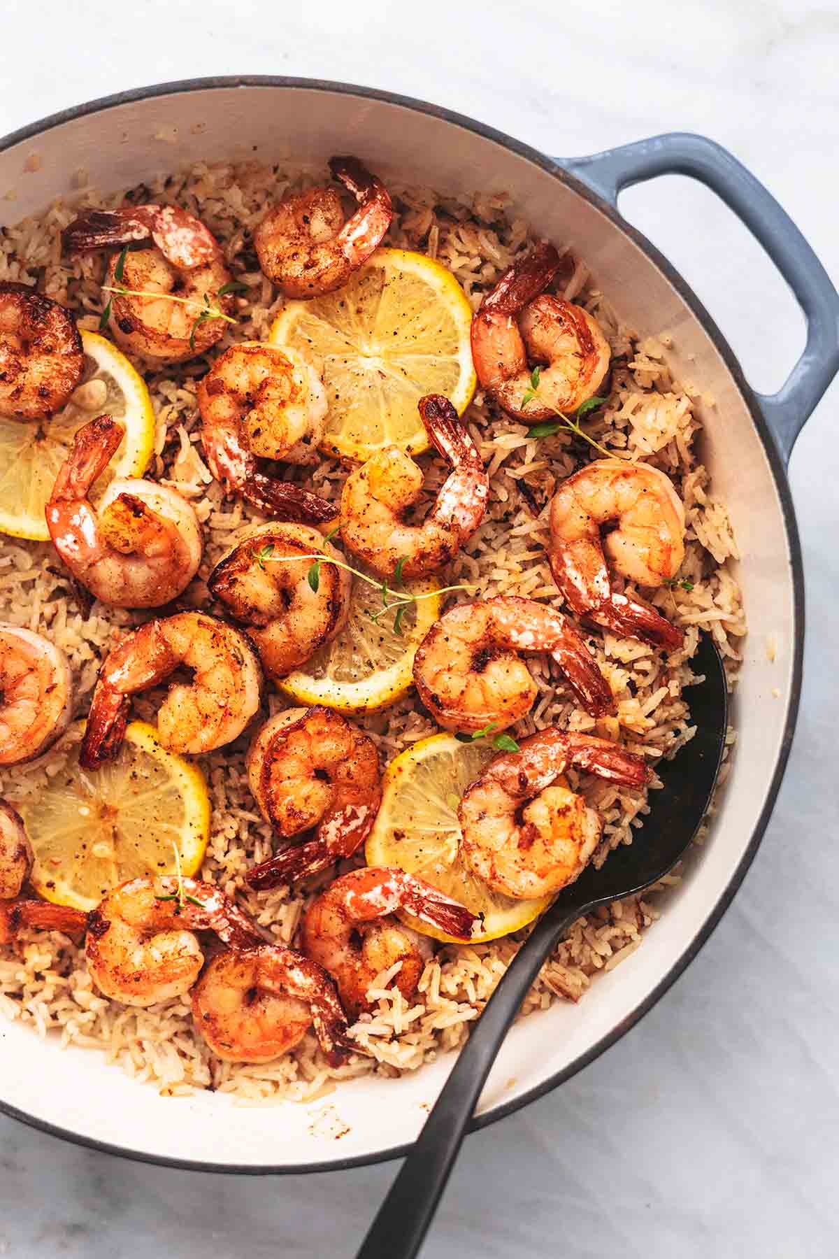 One-Pot Lemon Garlic Shrimp and Rice