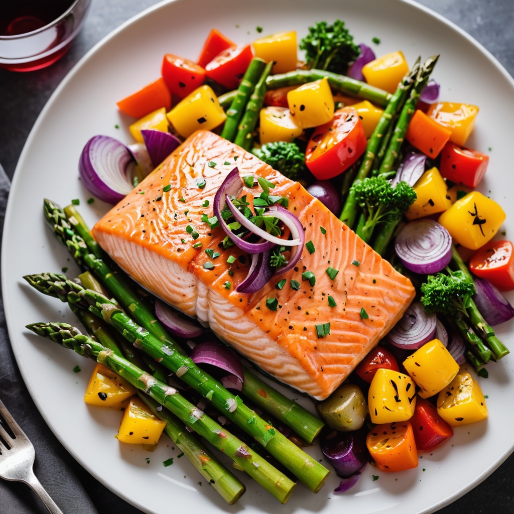 High-Protein Pinot Noir Poached Salmon: A Nutrient-Rich Dinner Recipe