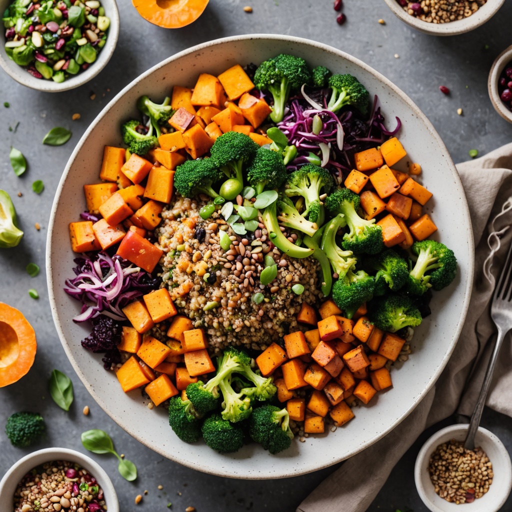 Hormone-Balancing Quinoa and Roasted Vegetable Bowl