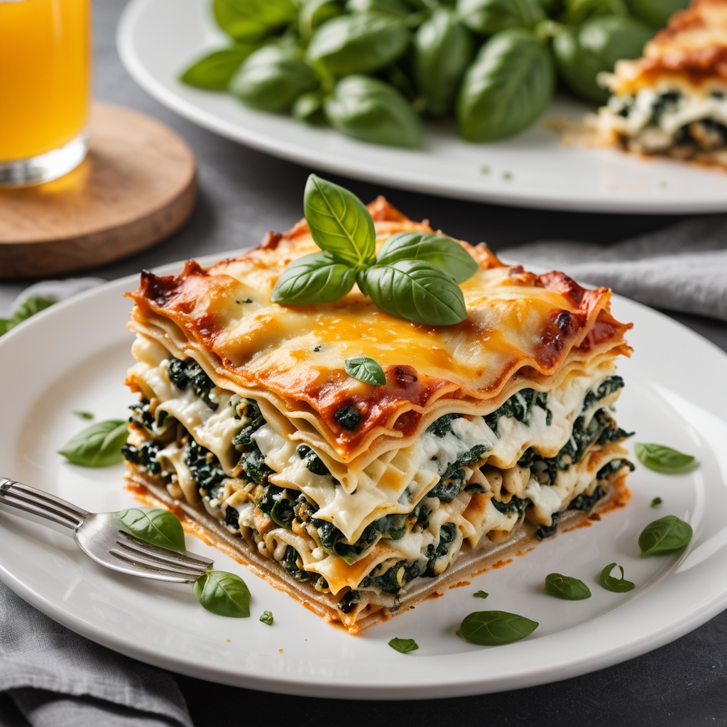 Easy Vegetarian Spinach Mushroom Lasagna: Healthy Comfort Food Recipe