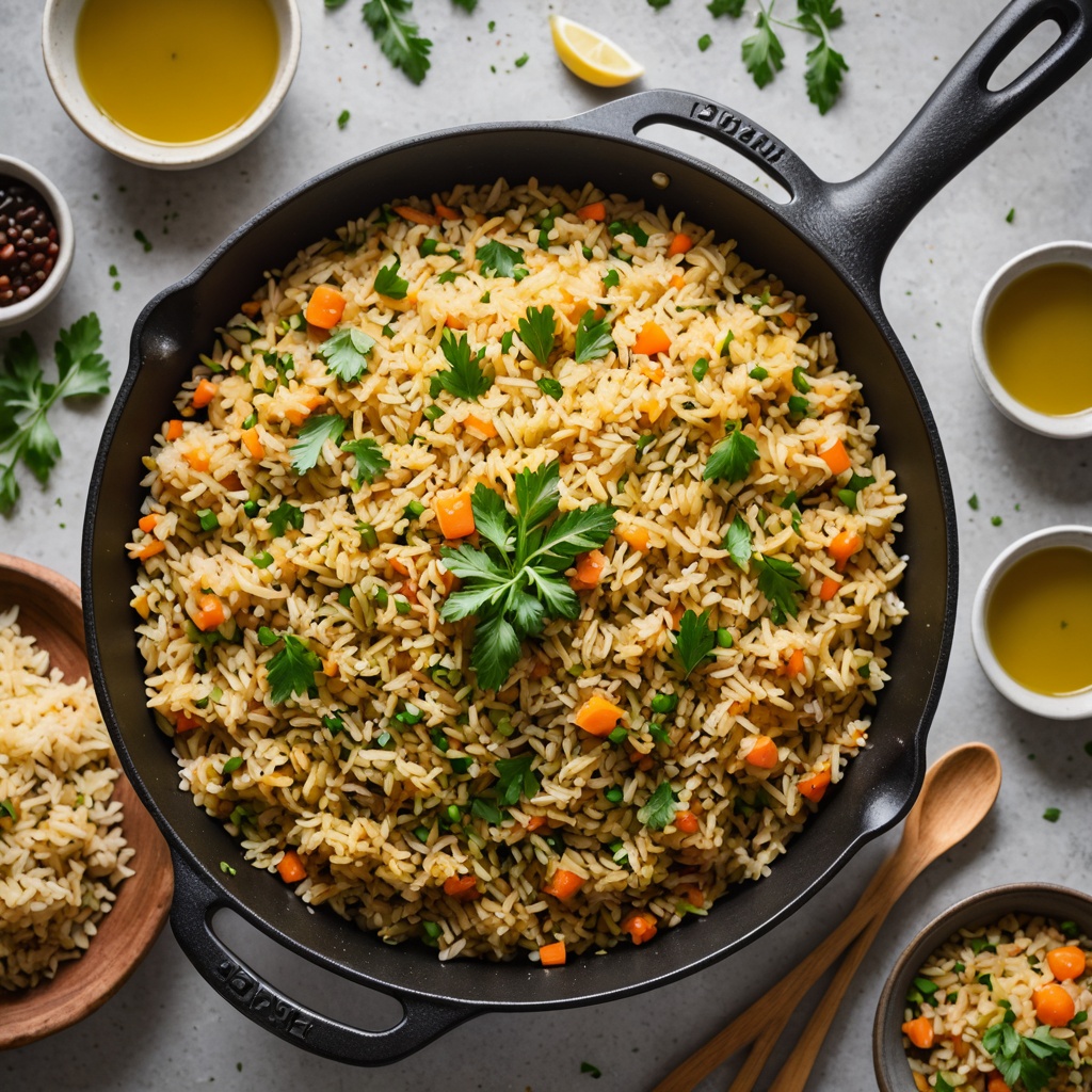 Easy One-Pan Rice Pilaf:  Simple Recipe