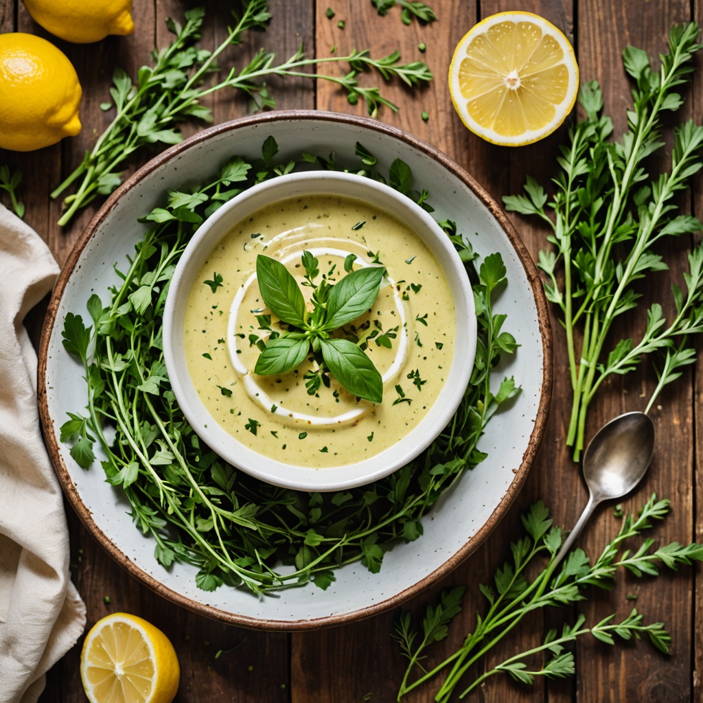 Easy Vegan Lemon-Herb Sauce: A Versatile Dairy-Free Condiment